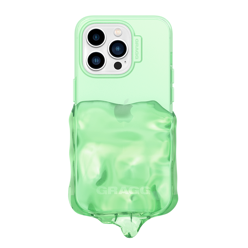 DOUBLE LAYERS CASE - CLEAR GREEN