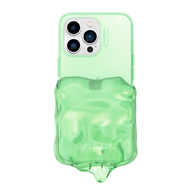 DOUBLE LAYERS CASE - CLEAR GREEN